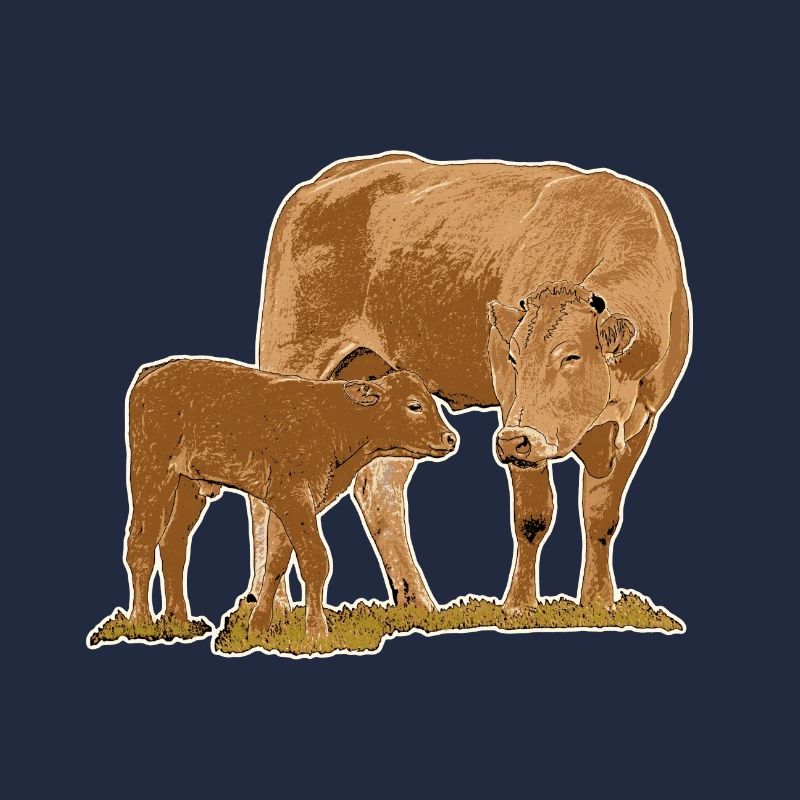 Vache avec veau