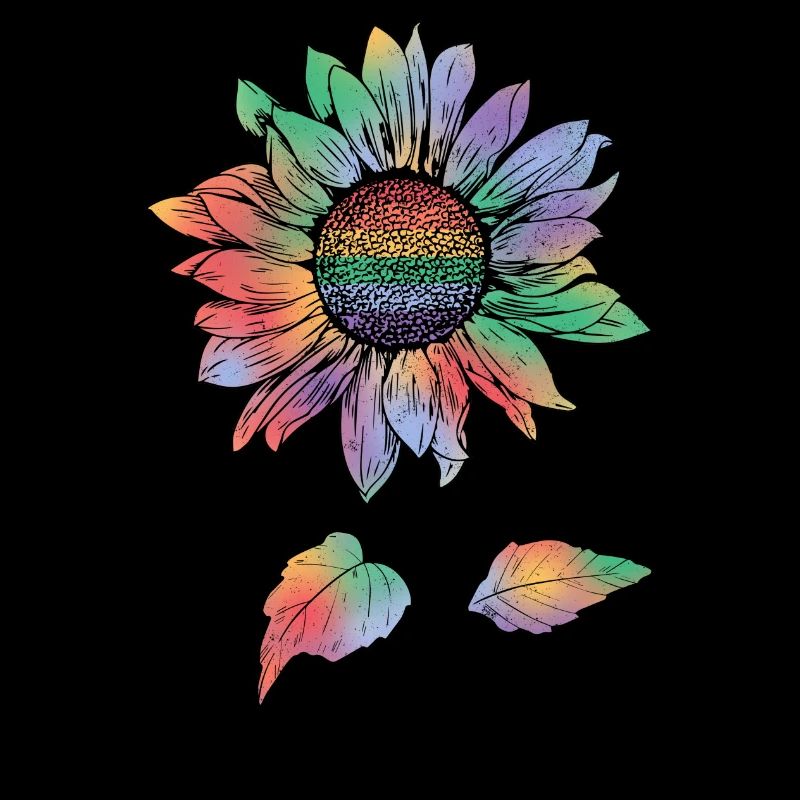 Schwul Lesbisch Regenbogen T-Shirt Geschenkidee