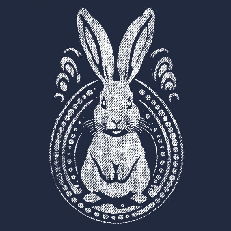 Lapin de Pâques d’apparence usagée