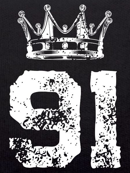 91 Number crown
