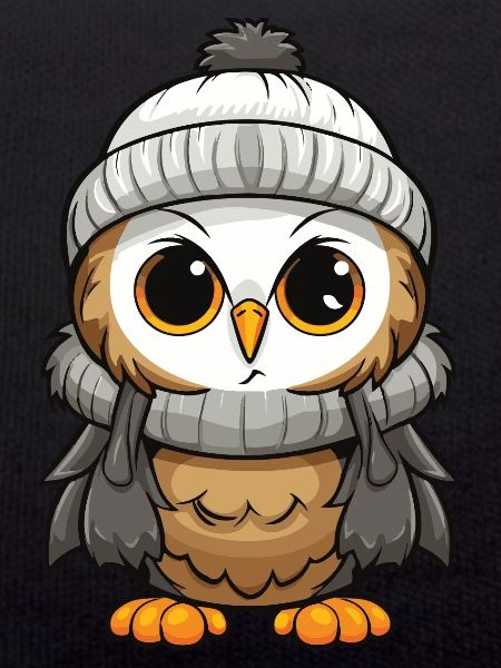Owl Comic Winter Cozy