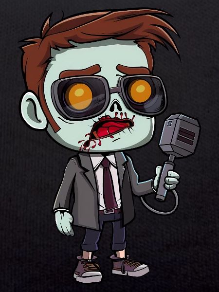 News reporter Halloween