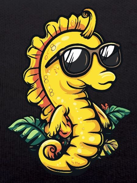 Seahorse Funny Summer
