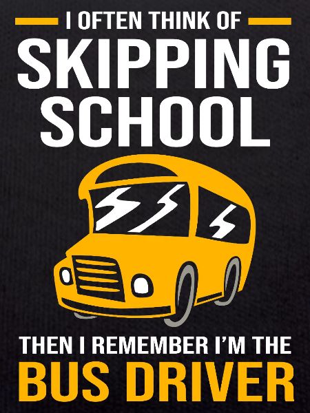 Schulbusfahrer Busfahrer Schulbus