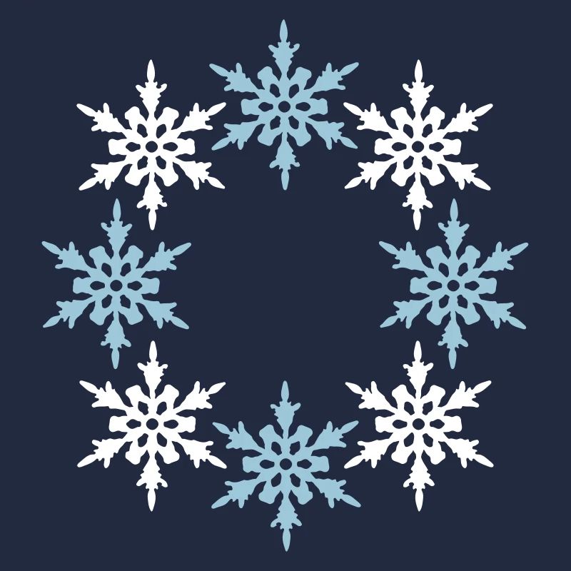 winter ring circle round pattern design cool cold sc