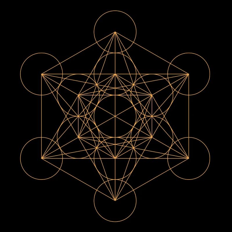 Metatron's Cube Gold