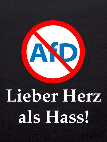 Gegen AfD! Herz statt Hass