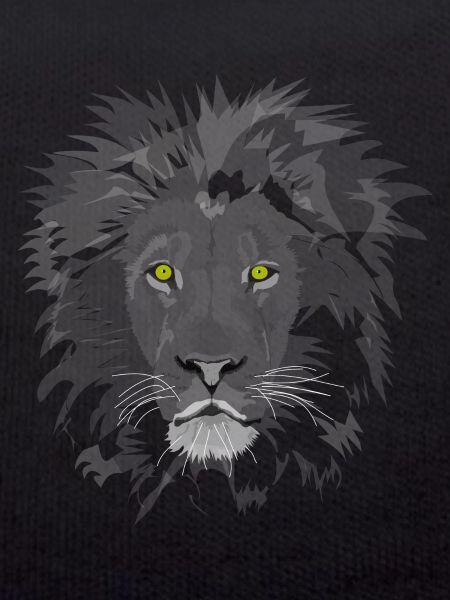 Lion in white