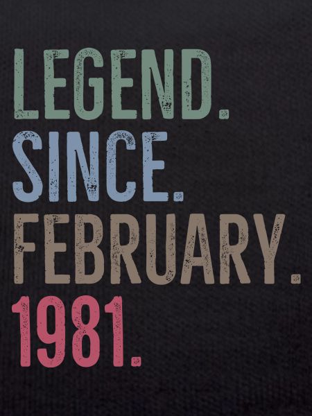 Legend Since February 1981
