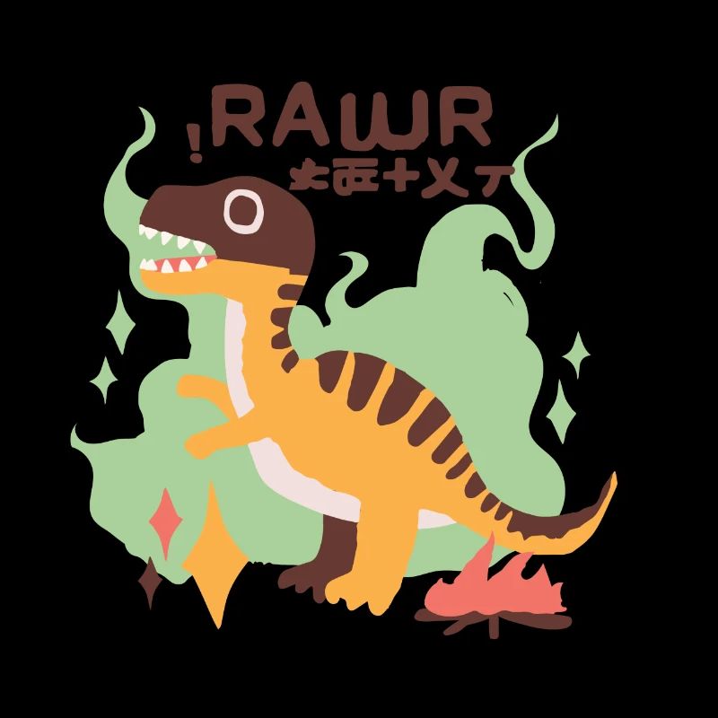 Dinosaurier Retro Asia