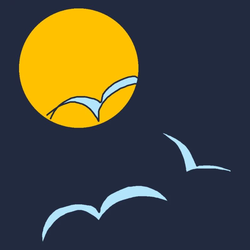 Sonne Möwen 02