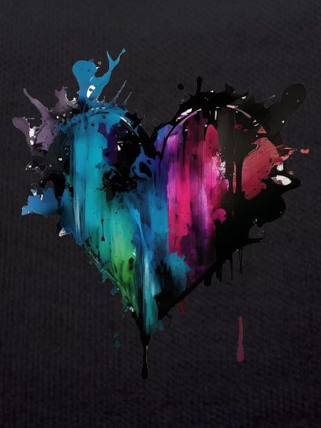 Heart Paint Drop Graffiti