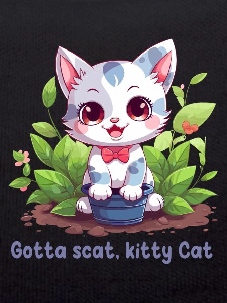 Gotta scat, kitty Cat
