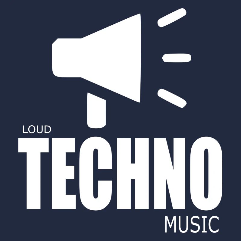Laute Techno-Musik