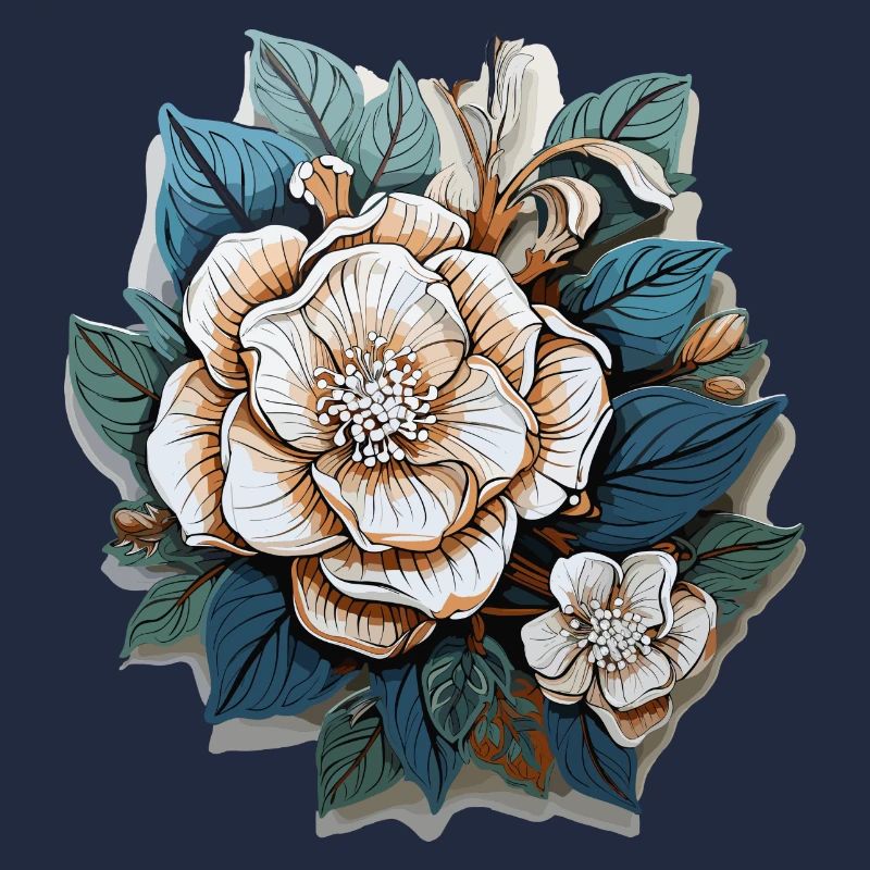Fleurs blanches