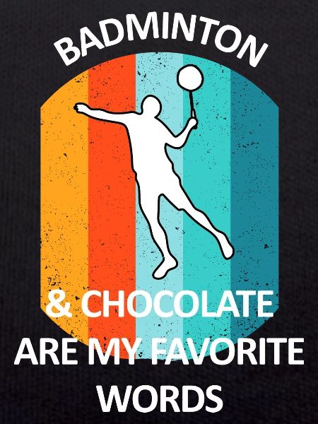 Badminton Badminton Badminton Player Chocolat