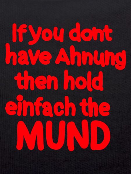 Lustiger Spruch Denglisch