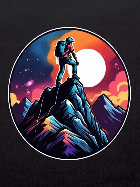 Climbing - Moon - Space