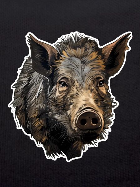 Wild boar's head