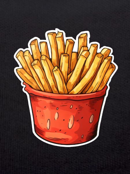 French fries portion