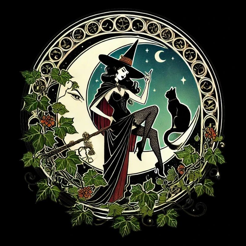 Pin-up Sorcière