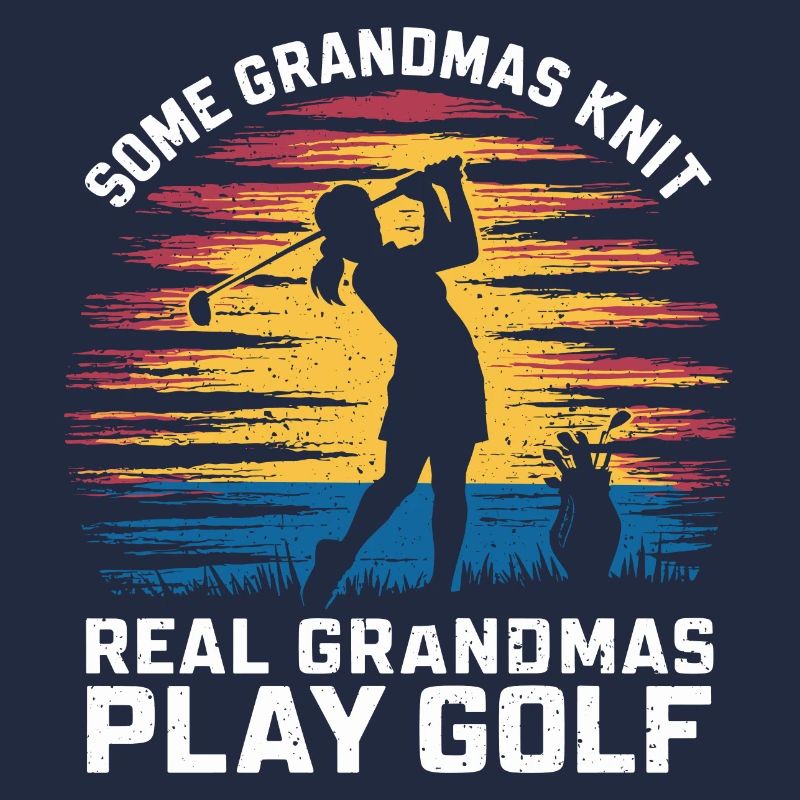 Real grannies playing golf