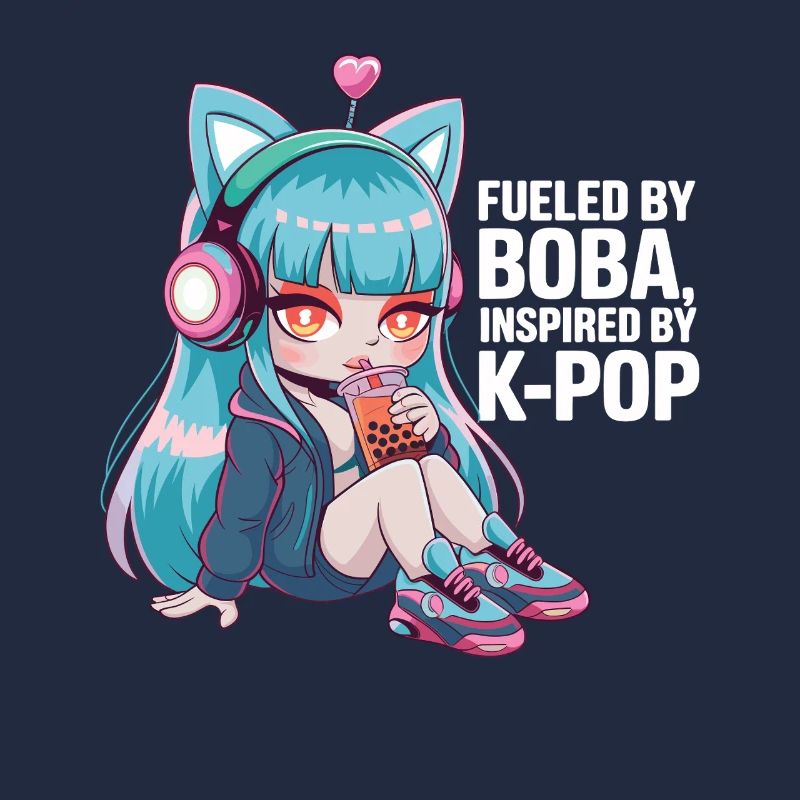K pop und bubble Tea