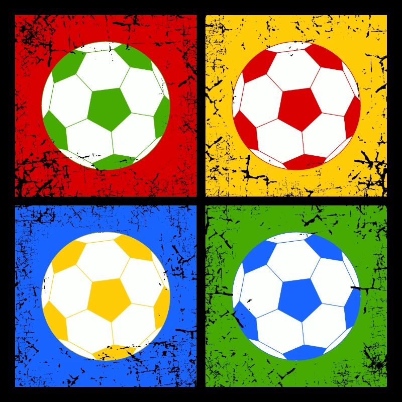Fußball Pop-Art