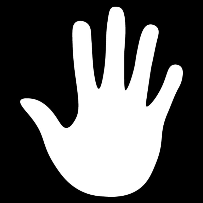Hand, Illustration, Silhouette, Shape, Gift