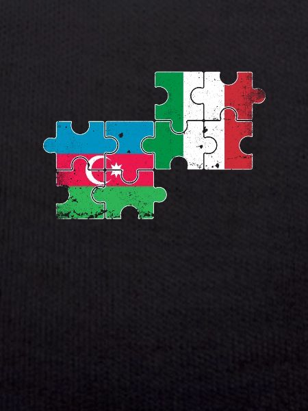 Azerbaijan Italy Flag Azerbaijani