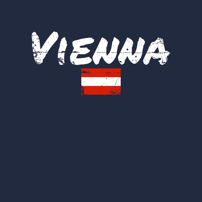 Vienna Austria Vintage Flag Austrian