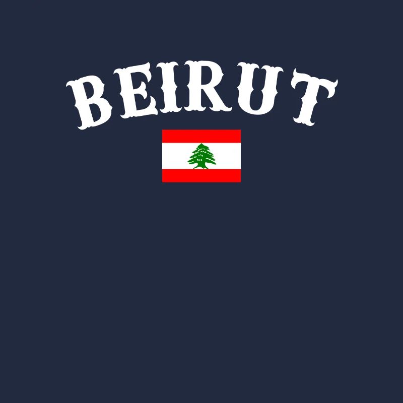 Beirut Libanon Libanesische Flagge Libanese