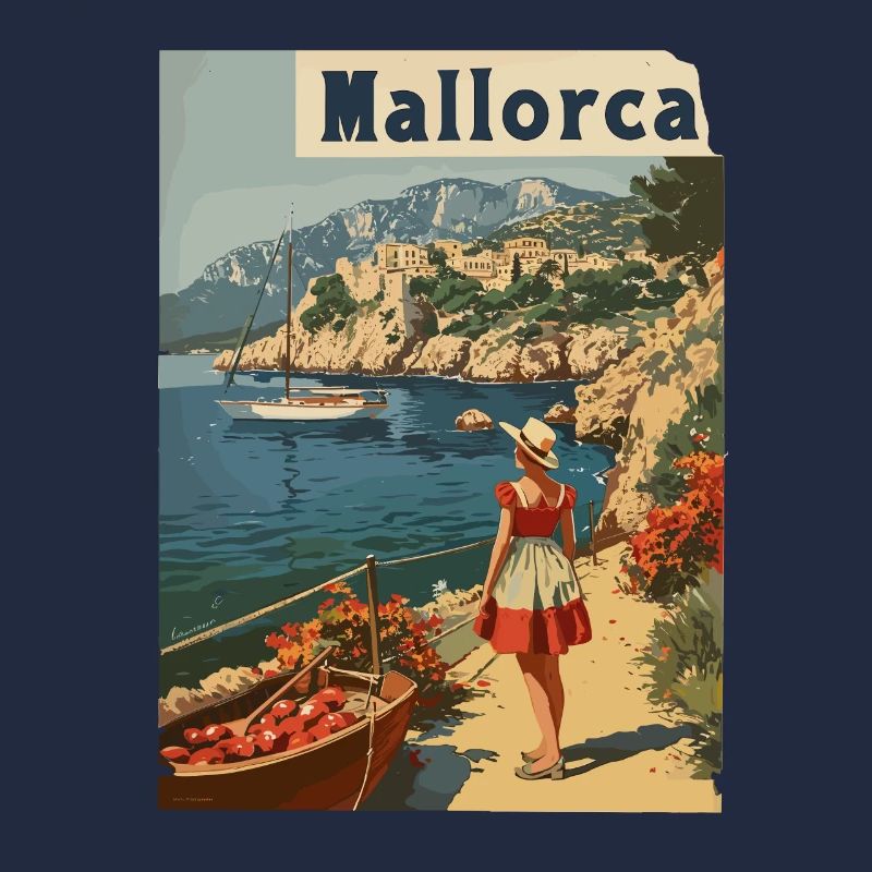 Vintage Mallorca Reise Spanien Insel