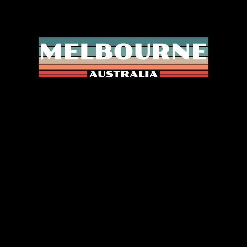 Melbourne Australia Retro Australien Australische