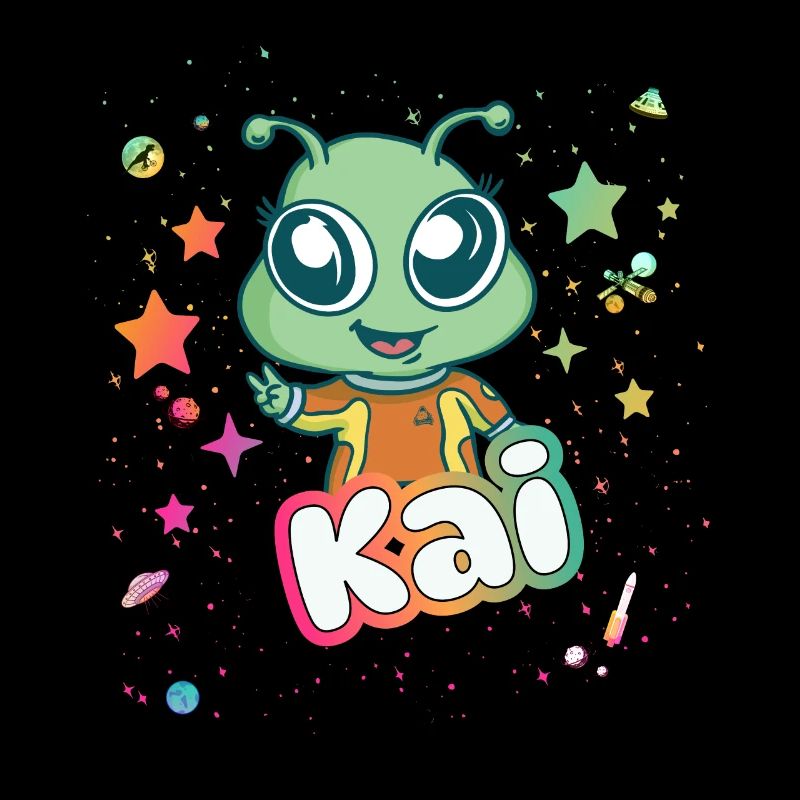 KAI - Schöner Junge Name mit süßem Alien