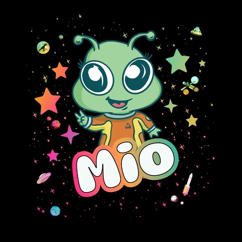 MIO - Schöner Junge Name mit süßem Alien
