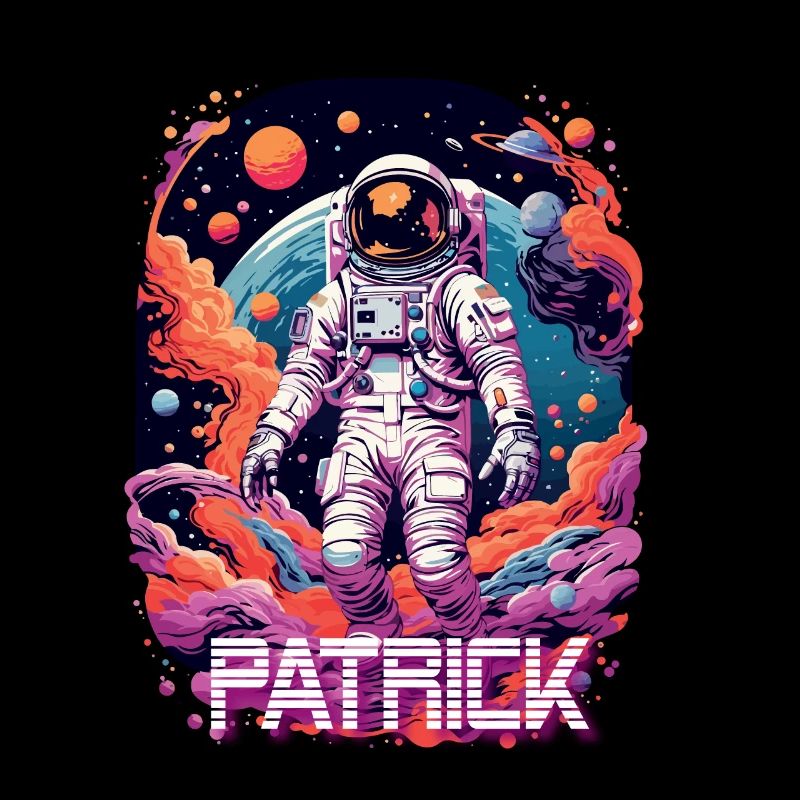 PATRICK - Beau prénom de garçon avec astronaute cool