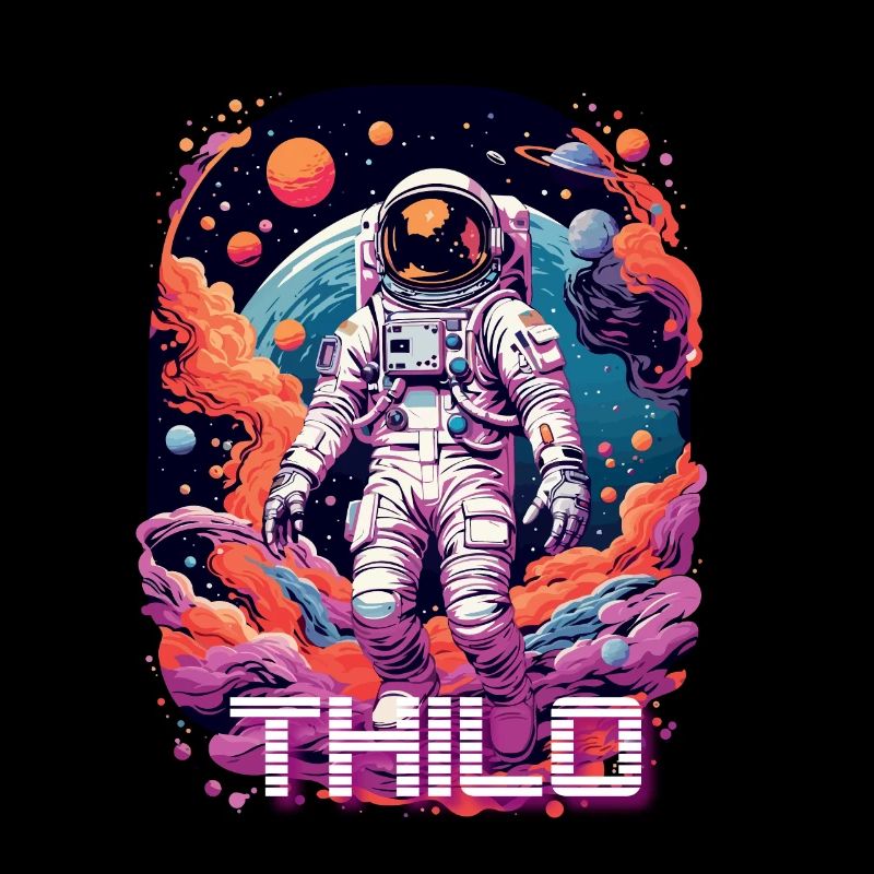 THILO - Schöner Jungen Name mit coolem Astronaut