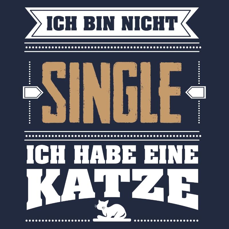 Katzen Tshirt-Single Katze