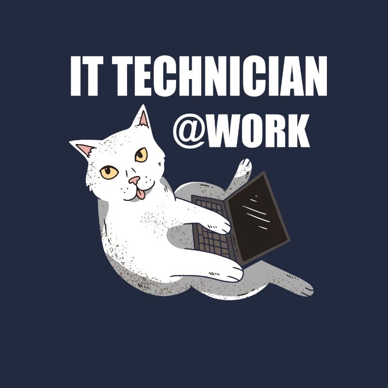 IT Technician Cat Programmer Techie