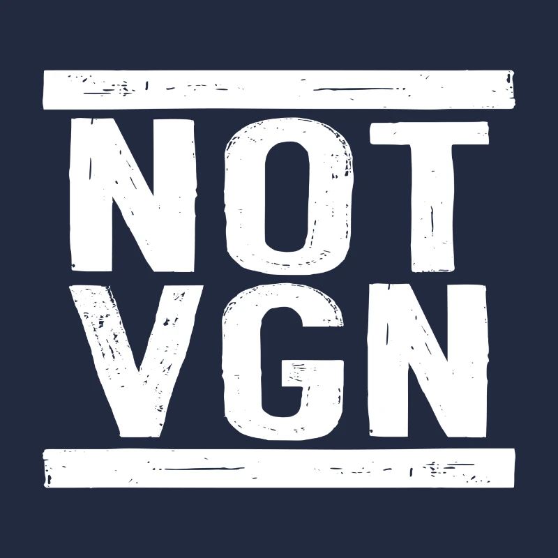 Not VGN Geschenk Pflanzen Spruch