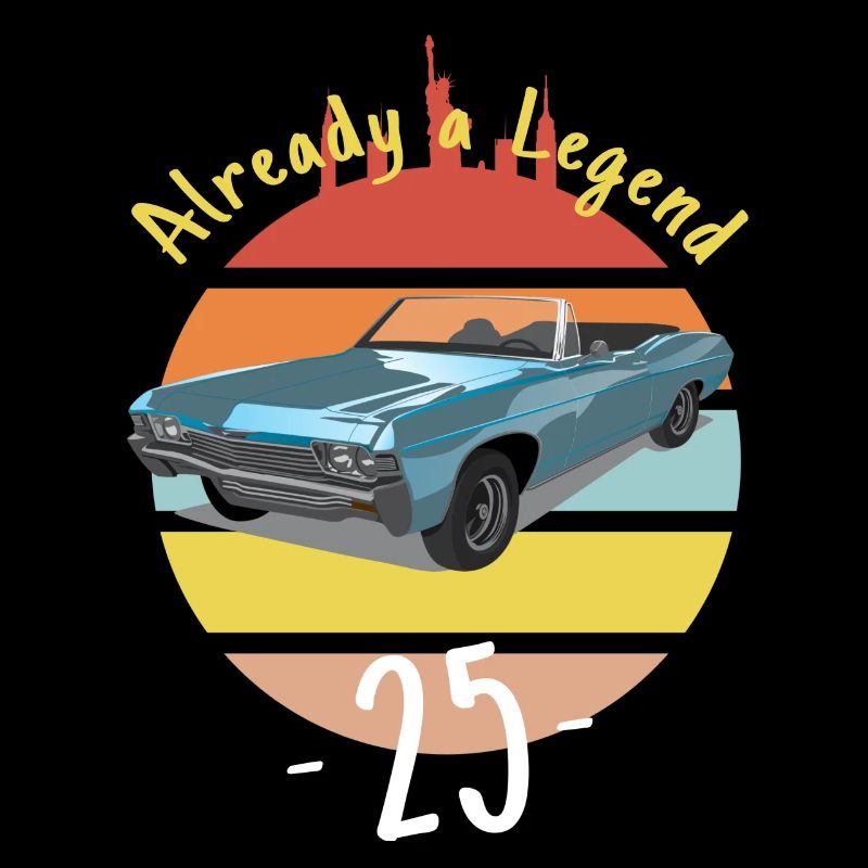 Auto Oldtimer Already Legend - 25. Geburtstag