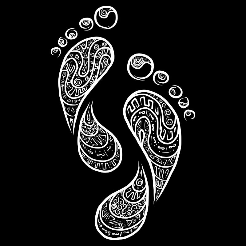 Mandala/YingYang footprint