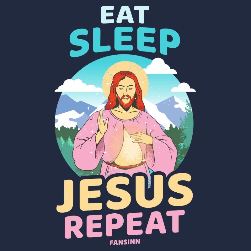 Mangez dormir Jésus Répéter