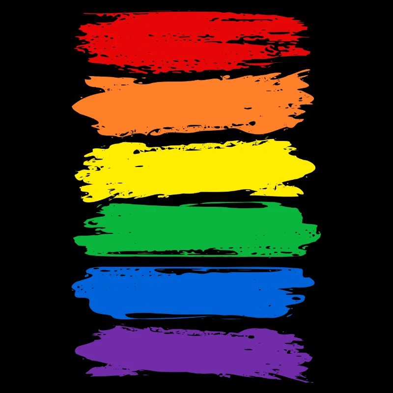 Rainbow Flag Rainbow Vintage Rayures LGBTQ