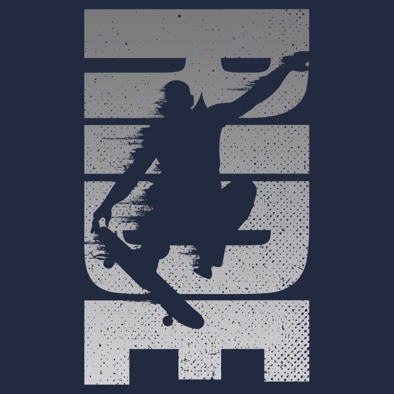 Skateboarding Retro Skateboarder Distressed