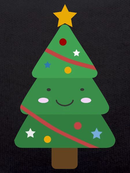 Cute Christmas tree