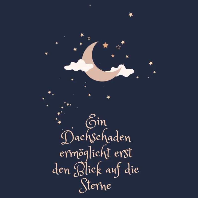 Ein Dachschaden ermöglicht erst den Blick auf die