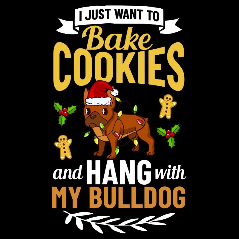 Bouledogue anglais chien chiot Noël