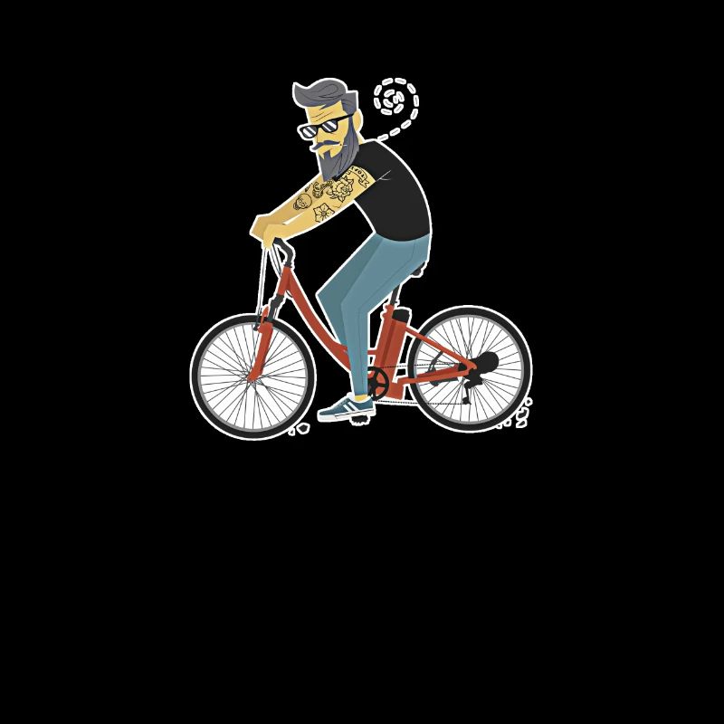 Père Vélo Tatouage Cyclisme